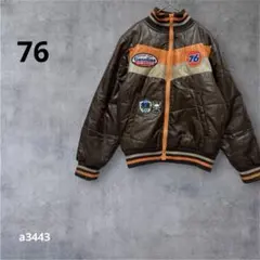 【ナナロクルブリカンツ】 ナイロンジャンパー 厚手　アウターブラウン150