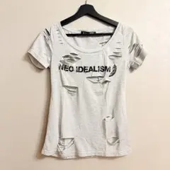 ダメージ　Tシャツ　グレーのサムネイル