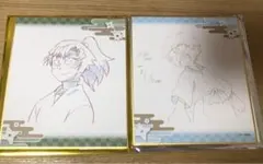 忍たま乱太郎　体験展　忍務振り返りの段　原画ミニ色紙　善法寺伊作　猪名寺乱太郎