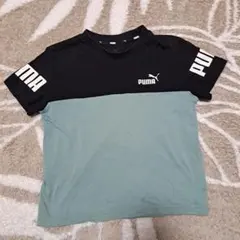 PUMA 黒緑 Tシャツ