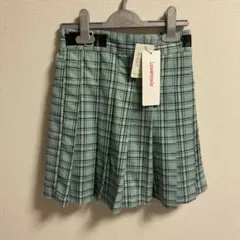 Lovetoxic チェック柄スカート 140サイズ ミントグリーン
