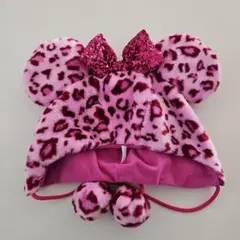 ディズニーヒョウ柄ファンキャップ【ピンク】