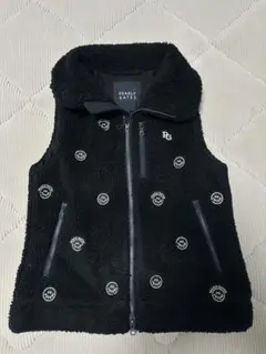 パーリーゲイツ　フリースベスト　ブラック　サイズ5 PEARLY GATES フリースベスト サイズ5 パーリーゲイツ 夏ゴルフを快適