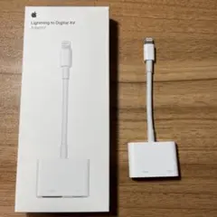 Lightning デジタル AVアダプタ　アップル純正