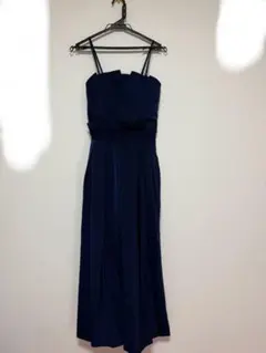 ネイビー フォーマルドレス ストラップ付き　GIRL