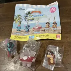 ディズニー サマー ストラップ 3個セット　めじるしアクセサリー