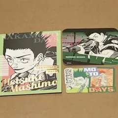 サカモトデイズ 箔押しポストカード ダイカットステッカー コースター 眞霜平助