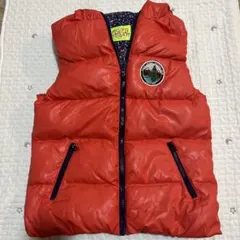 ロデオクラウンズ　ダウンベスト　新品未使用　タグなし　内側花柄　サイズ2