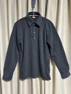 PUMA ダークグレー ポロシャツ 長袖