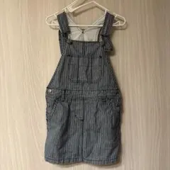 プチバトー デニムジャンパースカート 5ans