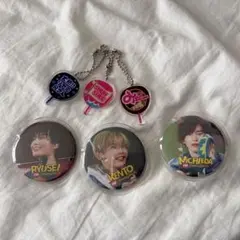 缶バッジ　キーホルダーセット