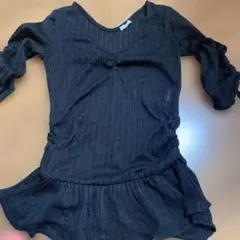 COLZA ブラック 長袖チュニック