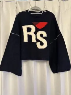 RAF SIMONS STERLING RUBY マルチボーダー ニット M