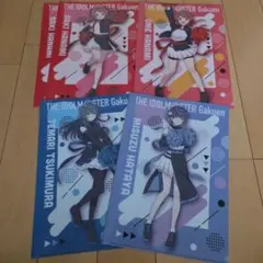 学園アイドルマスター クリアファイル セブンイレブン 5枚セット