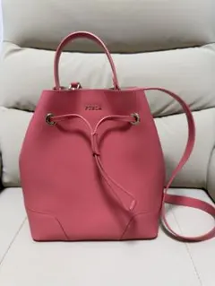 FURLA ショルダーバッグ ピンク レザー　2WAYのサムネイル