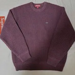 2025年最新】Supreme Waffle Small Box Sweater バーガンディの人気