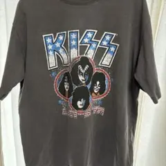 KISS ALIVE IN ’77 バックプリント Tシャツ バンドTロックXL
