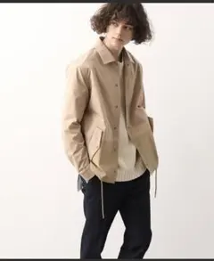 JUN RED 4WAY ストレッチ コーチシャツ ジャケットのサムネイル