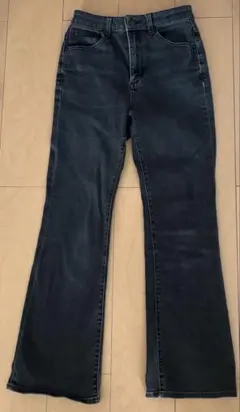 GU フレアデニム ブラック M