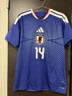 サッカー日本代表 ユニフォーム L 上田綺世 18番 - メルカリ