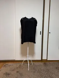 着物リメイク　黒留袖　三つ紋　チュニック