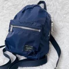 希少 廃盤 HEAD PORTER 2WAY ミニリュック ショルダーバッグ 紺