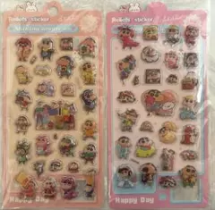 クレヨンしんちゃん 立体空気シール 2シートセット