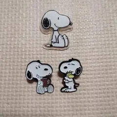 スヌーピー バッジ 3個セット ウッドストック カップ