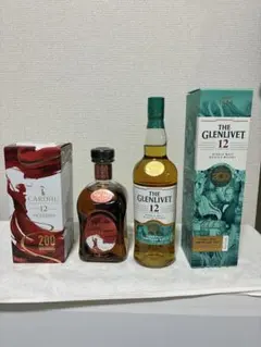 THE GLENLIVET 12年 200周年記念ボトル等 3本セット - メルカリ