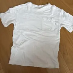 キッズ ポケット付き 半袖Tシャツ ホワイトのサムネイル