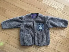 DENIM DUNGAREEデニム フリース ボアジャケット 100cm グレー