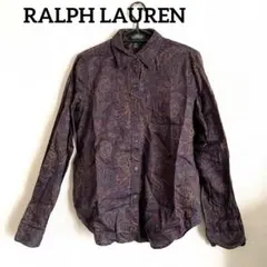 ラルフローレン 柄シャツ ペイズリー 希少