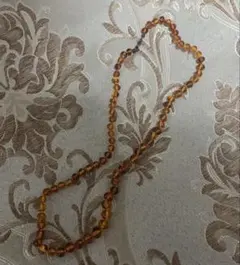 天然石　オレンジ色水晶ネックレス