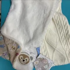 ディズニー　ダッフィー　マフラー