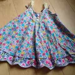 fafa 100　チューリップ柄ワンピース