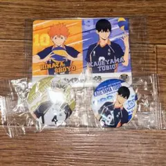 ハイキュー くら寿司 缶バッジ カード セット