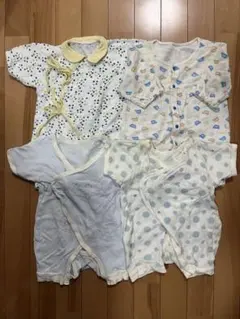 ロンパース 50 60肌着 60 70 新生児　長袖　薄手　まとめ売り