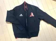 adidas ネイビー ジップアップジャケット M