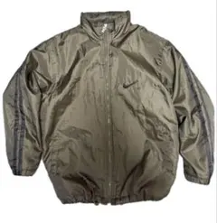 90s'ナイキ カーキナイロンジャケット 白タグ