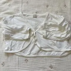 プティマイン♡ホワイト コットン カーディガン