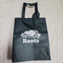 Roots リサイクル素材 トートバッグ ダークグリーン