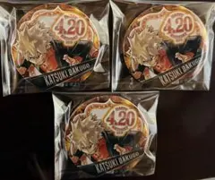 ヒロアカ　爆豪勝己　2019年　バースデー缶バッチ　3個セット