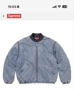 Supreme Zip-OffSleeveQuiltedBomberJacket