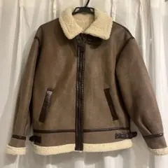 ムートンボアジャケット フェイクムートンボアフライトジャケット