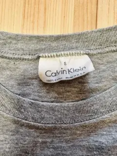 Calvin Kleinカルバンクライン希少USA製 SサイズグレーTシャツのサムネイル