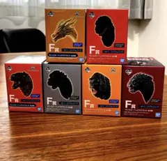 [未開封品]ゴジラVSコング一番くじF賞モンスターヘッドマグネット　全6種セット