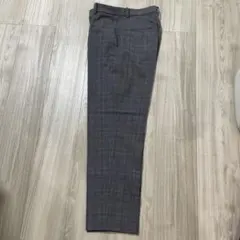 ✨【美品】✨ユニクロ　チェック　テーパードパンツ　M