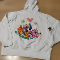 東京ディズニーリゾート　長袖パーカー　Lサイズ 　裏起毛