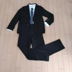 UNIQLO ブラック フォーマルスーツ 150サイズ　4点セット