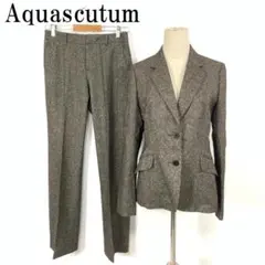 LA7666 アクアスキュータム シルク スラックスセットアップ ベージュ 10